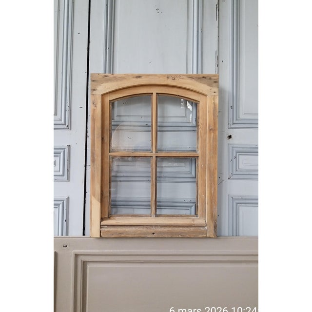 Arched Windows in Pine, Set of 2 For Sale - Image 6 of 10