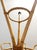 Made in Italy by Fratelli Castano, 1970s. This solid coat rack features a bamboo and wicker frame. It might show slight...