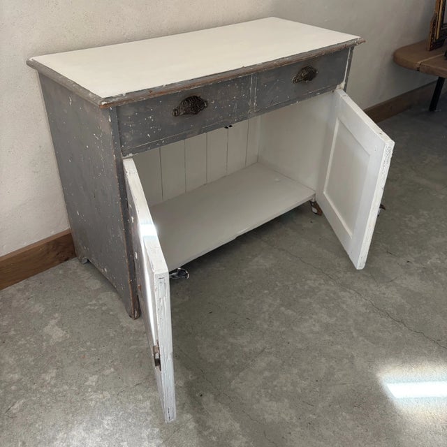 Early 21st Century Small Vintage Parisian Buffet, 2010s For Sale - Image 5 of 6