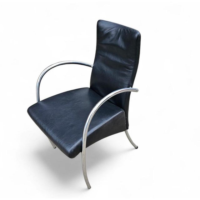 Leather Dining Chairs by Hennie de Jong, 1990s, Set of 6 For Sale - Image 10 of 17