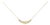 Gold Vermeil 1/10 Cttw Diamond Bold Ribbed Pendant Necklace For Sale