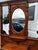 Brown Edwardian Light Oak Hall Stand with Mirror For Sale - Image 8 of 18