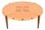 Baker Furniture Style Studio Crafted Modern Art Deco Birdseye Maple and Mahogany Coffee Table For Sale