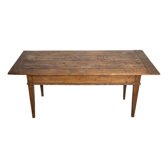 Antique French Farmhouse Dining Table, 1800s For Sale
