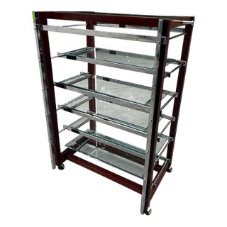 Vintage Polo Ralph Lauren Display Store Shelf on Wheels For Sale