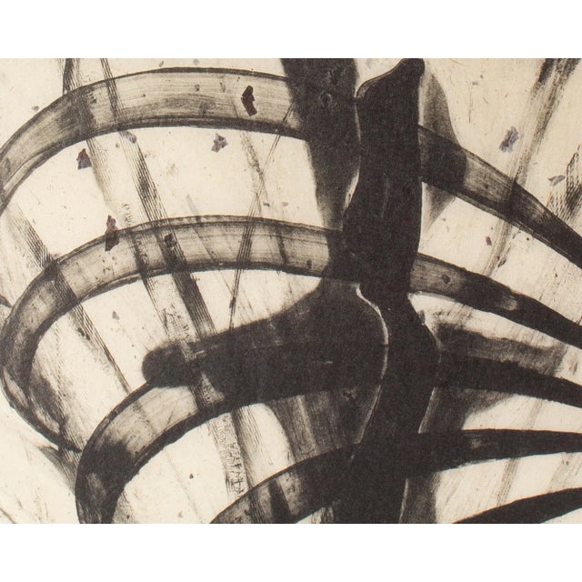 Printmaking Materials 1991 “For Once” Lithograph by Steven Sorman For Sale - Image 7 of 8