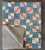 Textile Early 20th C Jacob's Ladder Variation Hand-Quilted Cotton Quilt - For Sale - Image 7 of 12