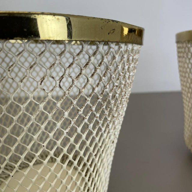 Flower Pots attributed to Mathieu Matégot, France, 1950, Set of 2 For Sale - Image 12 of 18