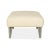 Cream Model 1600 Leather Stool Cream White from Rolf Benz For Sale - Image 8 of 10