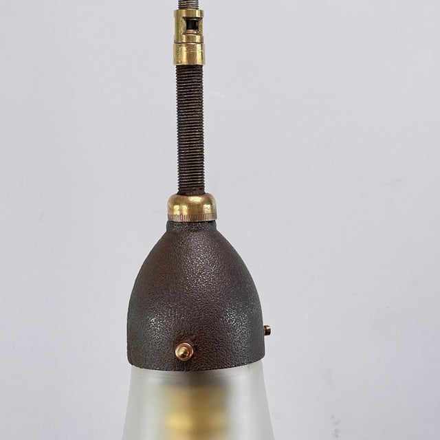 Bauhaus Luzette Lamp attributed to Peter Behrens for Siemens-Schuckert Werke, 1930s For Sale - Image 10 of 11