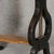 19th Century Lyra Sewing Table in Black Cherry Wood, 1820 For Sale - Image 10 of 18
