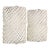 Set of 2 Clear Murano Glass Wall Sconces in the Style of Barovier & Toso, 1950s For Sale