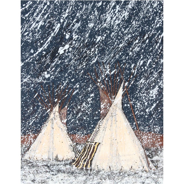 First Snow, Kevin Red Star Screen Print For Sale