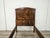 A refined Tuscan Art Deco bed from the 1940s, crafted from fine burl wood with spectacular natural grain, making each...