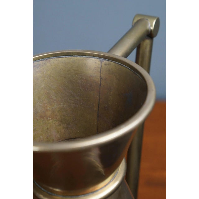 Antique Brass Can from Jones & Willis For Sale - Image 3 of 6