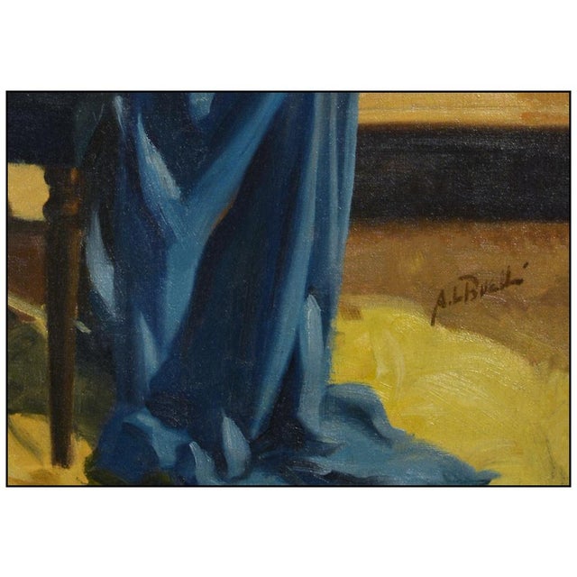 Realism Mid 20th Century Modeling For The Artist, Al Buell For Sale - Image 3 of 4