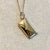 Syna Yellow Gold Love Letter Pendant with Diamond For Sale - Image 4 of 7