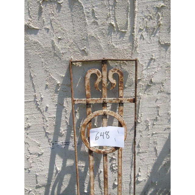 Antique Victorian Iron Gate or Garden Fence For Sale - Image 4 of 5