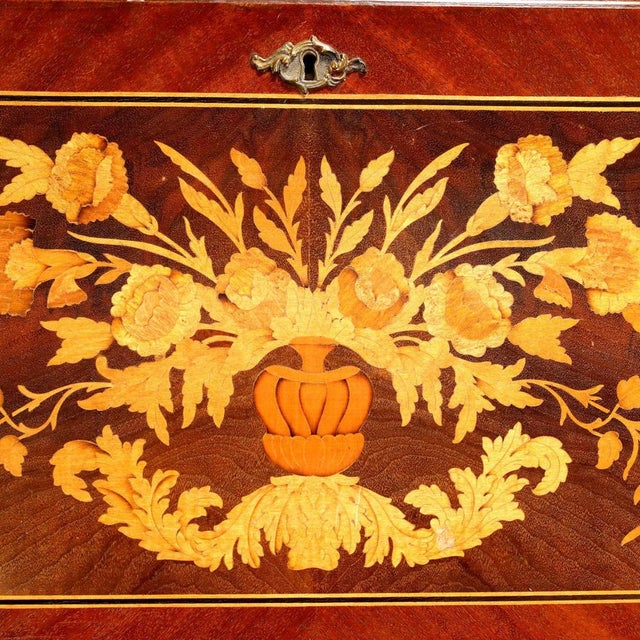 Wood Flap Cabinet Veneered in Various Woods For Sale - Image 7 of 13