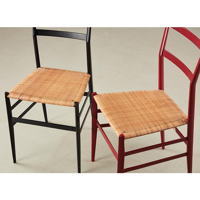 Superleggera Chairs by Gio Ponti for Cassina, Italy, 1957, Set of 2 For Sale - Image 6 of 13