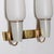 Mid-20th Century Pair of Italian Modernist wall scones - a Pair For Sale - Image 9 of 9