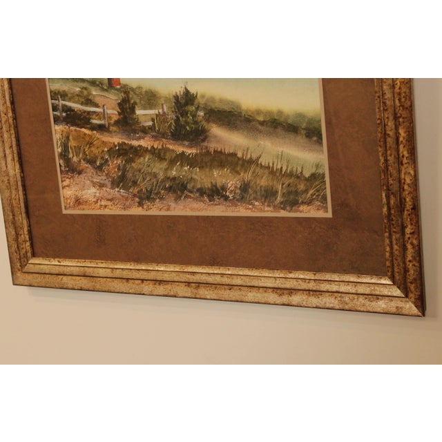 Dorothy R Cloran Original Watercolor Painting Landscape For Sale - Image 9 of 13