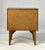 Mid-Century Modern Bassett "Zenith" Series Walnut Nightstand With Sculpted Geometric Pull For Sale - Image 9 of 13