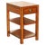 Military Campaign Side Table with Single Drawer For Sale