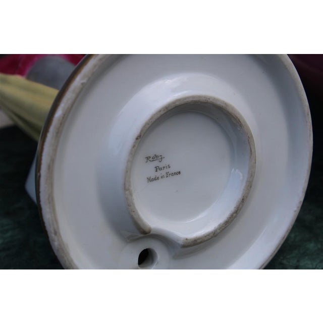 Art Deco Romeo and Juliet Table Lamps from Robj, France, 1930s, Set of 2 For Sale - Image 11 of 13