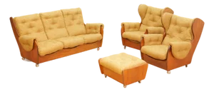 Mid Century Saddleback Sofa & Chair Set by G Plan