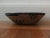 African Hand-Made Round Basket, 10.5 In. Diameter, Natural and Black For Sale - Image 4 of 6