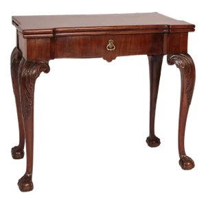 George II Mahogany Games Table
