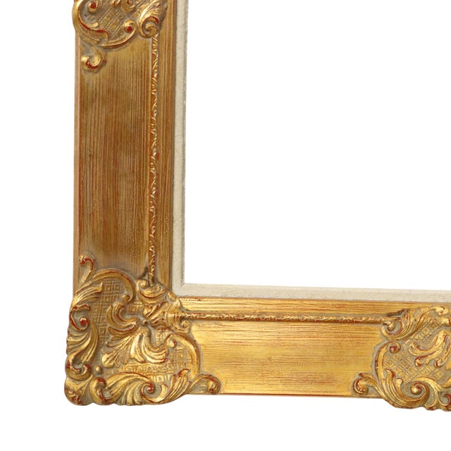 Large Vintage Baroque Style Gilt Frame For Sale - Image 9 of 15