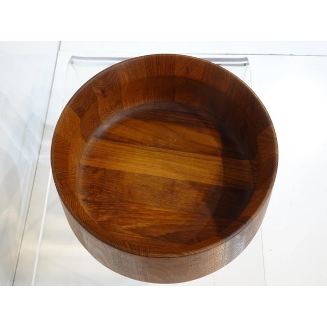 Dansk Denmark Jens Harald Quistgaard Teak Serving Bowl For Sale In Cincinnati - Image 6 of 9