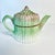 1970s 1970s Vintage Boho Chic Hollywood Regency Trompe L’Oeil Asparagus Tea Pot. For Sale - Image 5 of 9