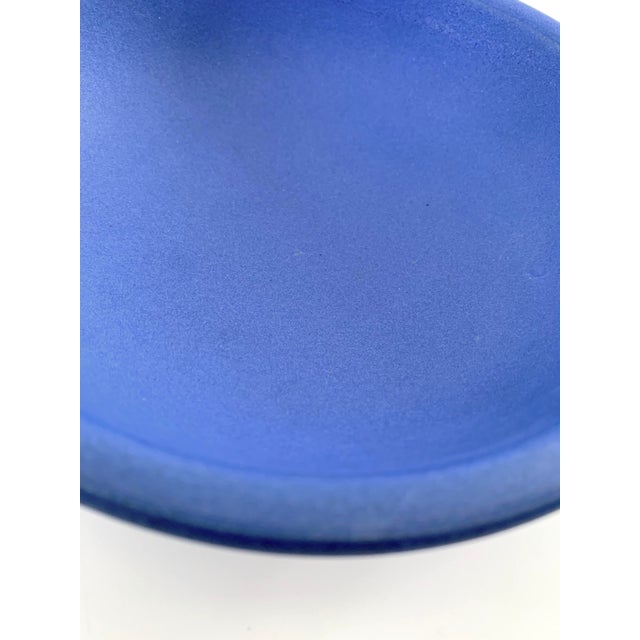 Blue Electric Blue Artisan Ceramic Bowl by Dina No For Sale - Image 8 of 11