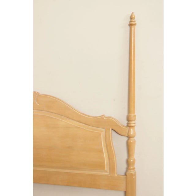 Wood 1990s Ethan Allen Country French Full Size Poster Headboard For Sale - Image 7 of 13