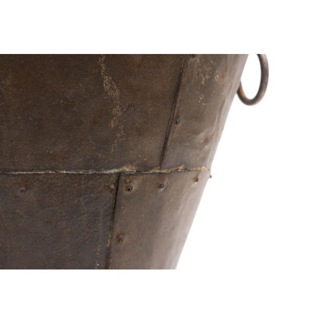 Planters Tapered Storage Vessel Pair C Hint of Red For Sale - Image 9 of 10