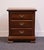 Brown Cresent Furniture Solid Cherry Traditional Style 22" Three Drawer Nightstand For Sale - Image 8 of 12