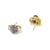 Bochic “Orient” Tanzanite & Blue Topaz Earrings Set In 18K Gold & Silver - a pair For Sale In New York - Image 6 of 8