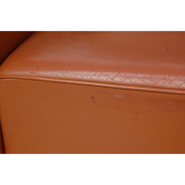 3303 Two-Seater Sofa in Cognac Leather by Arne Jacobsen, 1980s For Sale - Image 16 of 18