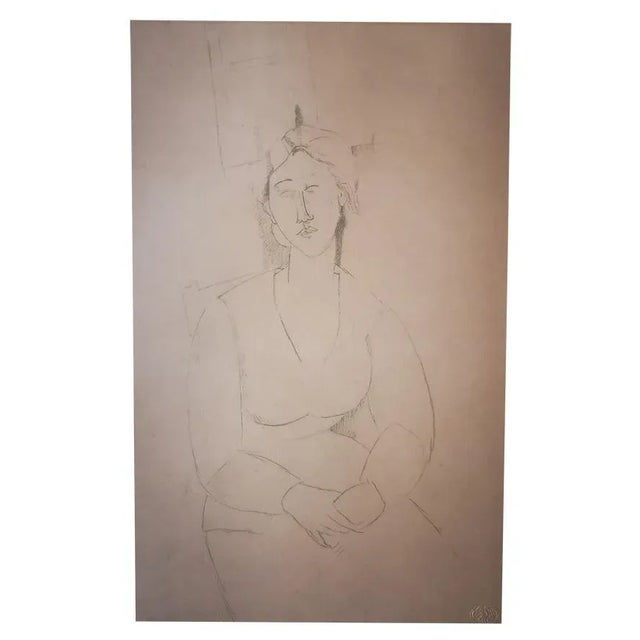 Amedeo Modigliani, Female Portrait, 1959, Lithograph For Sale - Image 12 of 12