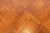 Guy Chaddock English Country Rustic Oak Pedestal Extension Dining Table With Patchwork Parquet Top, Newly Refinished For Sale - Image 10 of 15
