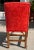 Dennis & Leen Chippendale Ascot Dining Chair W Scalamandre Orange Red Damask. This listing is for one chair but we...