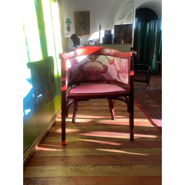 Art Nouveau Armchairs from Fischel, 1890s, Set of 2 For Sale - Image 4 of 10