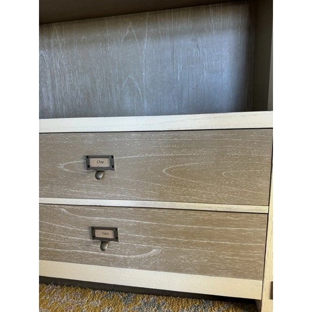Arhaus Modern Farmhouse Style Bookshelves (2) For Sale - Image 4 of 7