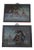 Vintage Chinese Reverse Paintings Framed Mirror Images - a Pair For Sale