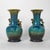1970s Pair of Indonesian Sculptural Ceramic Vases With Applied Floral Decoration For Sale - Image 5 of 10