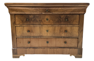 Louis Philippe Chest of Drawers in Cherrywood, 19th Century
