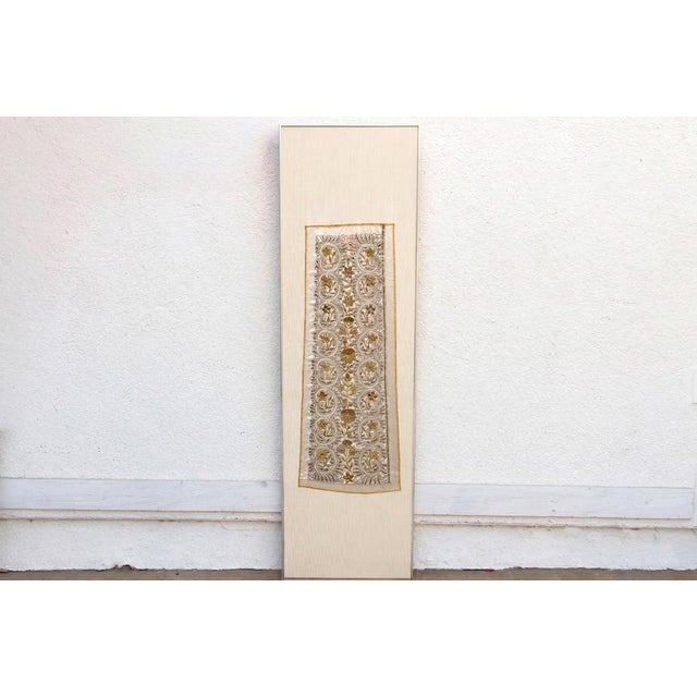 Late 19th Century Gilded Stole, Antique Indo-Spanish Zardozi Textile For Sale - Image 5 of 5